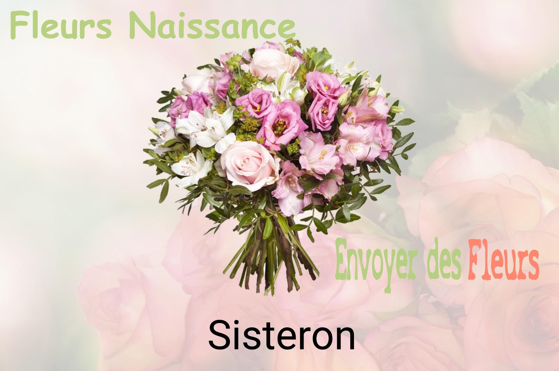 Bouquet de fleurs de naissance livré à Sisteron